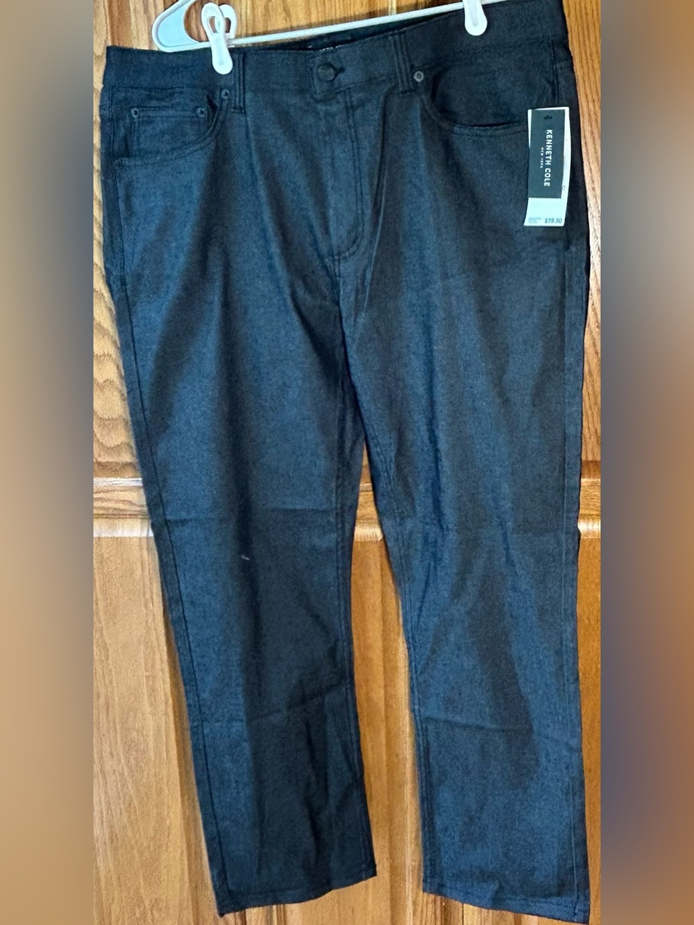 Kenneth Cole Men's Dark Charcoal with metallic tone sz 36x30